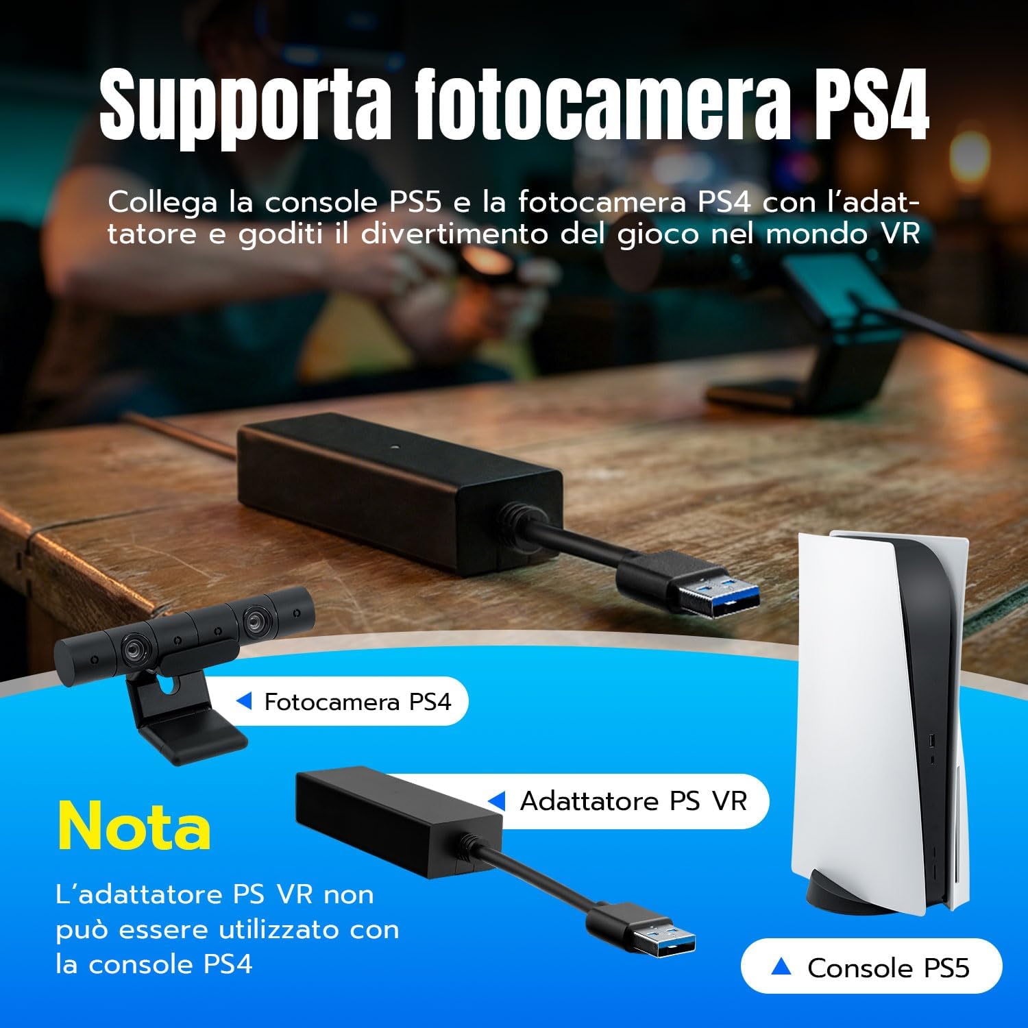 Detalle 2 de Tolesum Adattatore PSVR per PS5