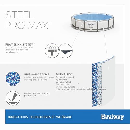 Thumbnail 15 de BESTWAY Piscine hors sol ronde Steel Pro Max 366 x 100 cm