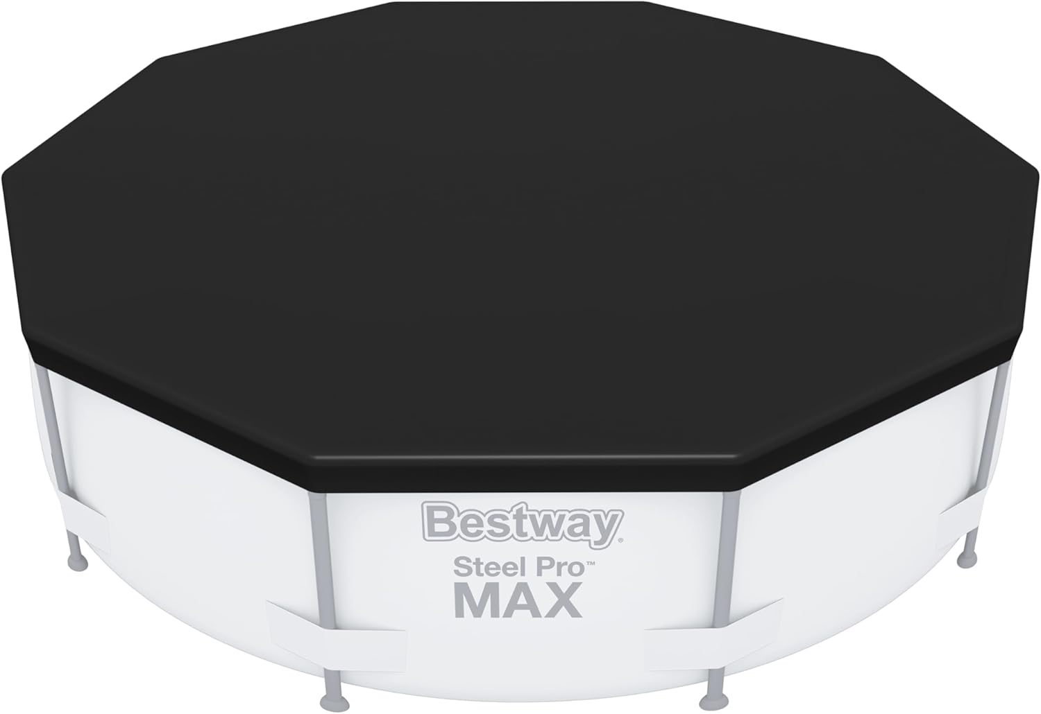 Detalle de Bestway Cobertor de Invierno para piscina redonda Ø305 cm de PVC, negro