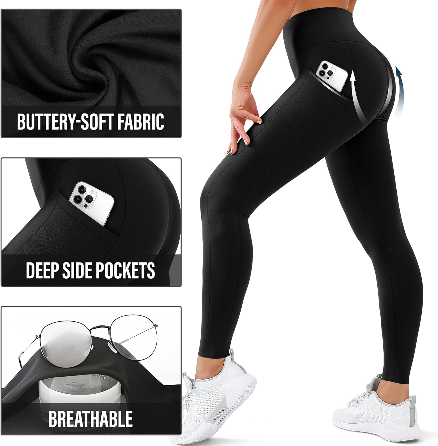 Thumbnail 2 de 3-Pack High Waisted Leggings 🧘♀
