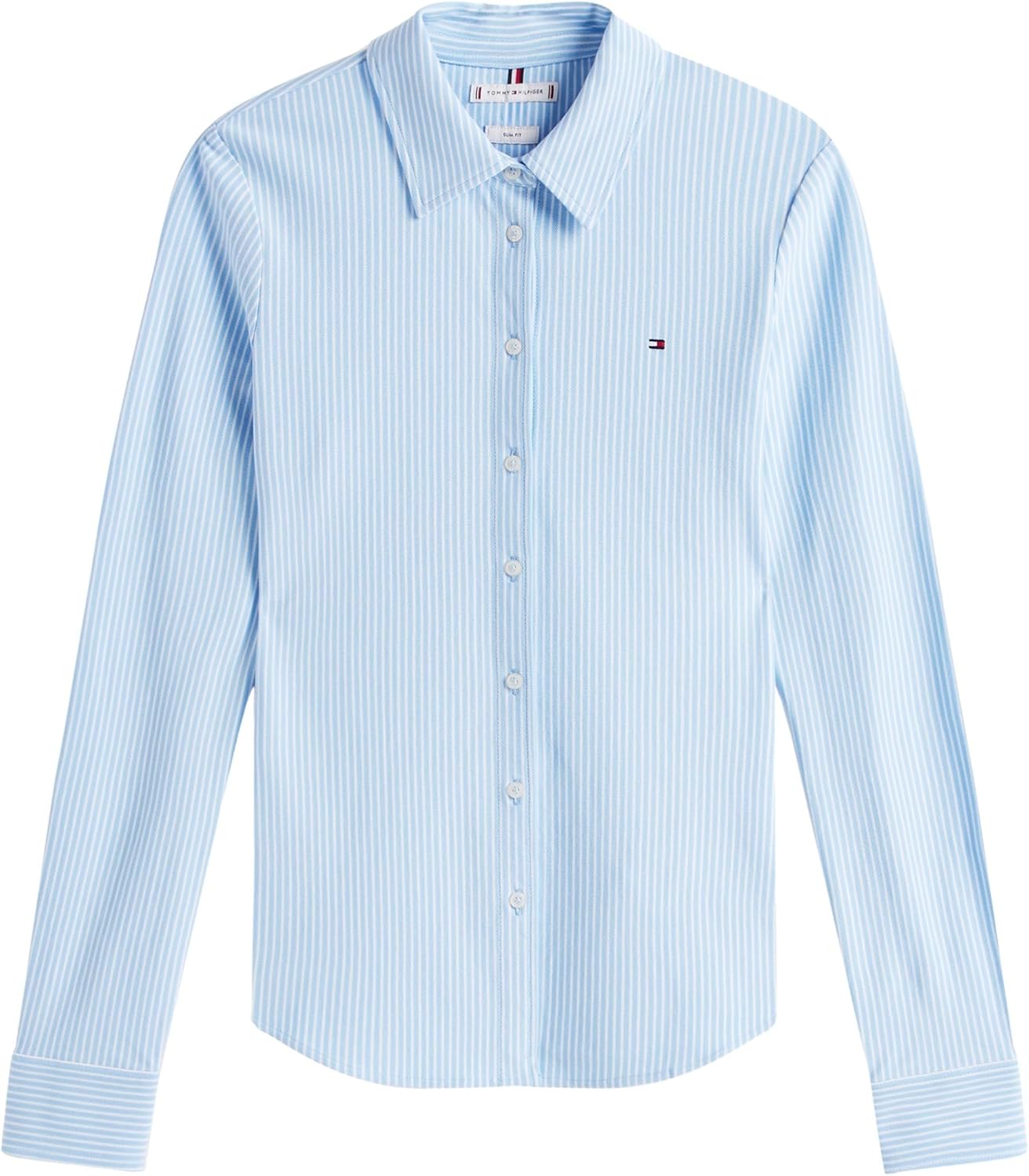 Thumbnail 3 de Tommy Hilfiger Donna Camicia 1985 Slim con Colletto a Punta