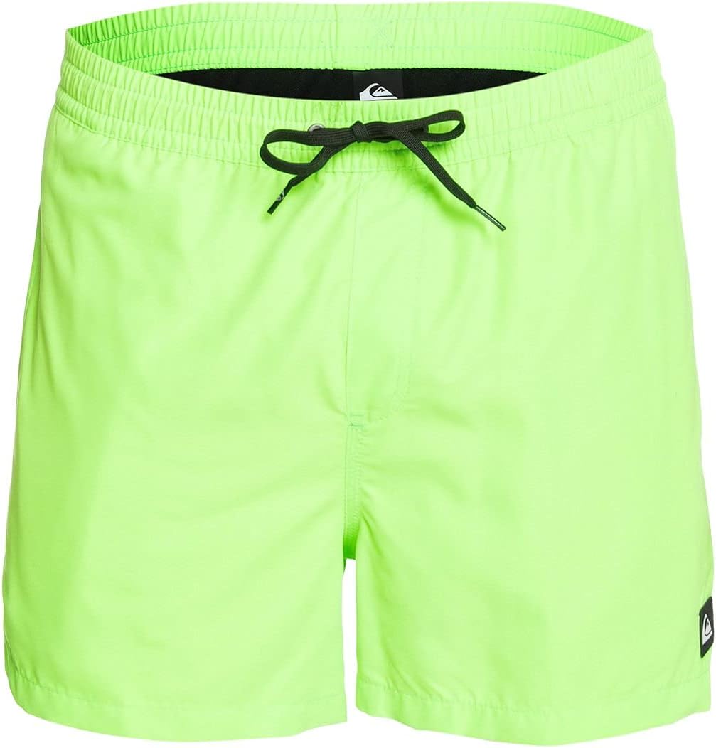 Detalle de Quiksilver Everyday Volley 15" Bañador para Hombre – Lime Punch, Talla M