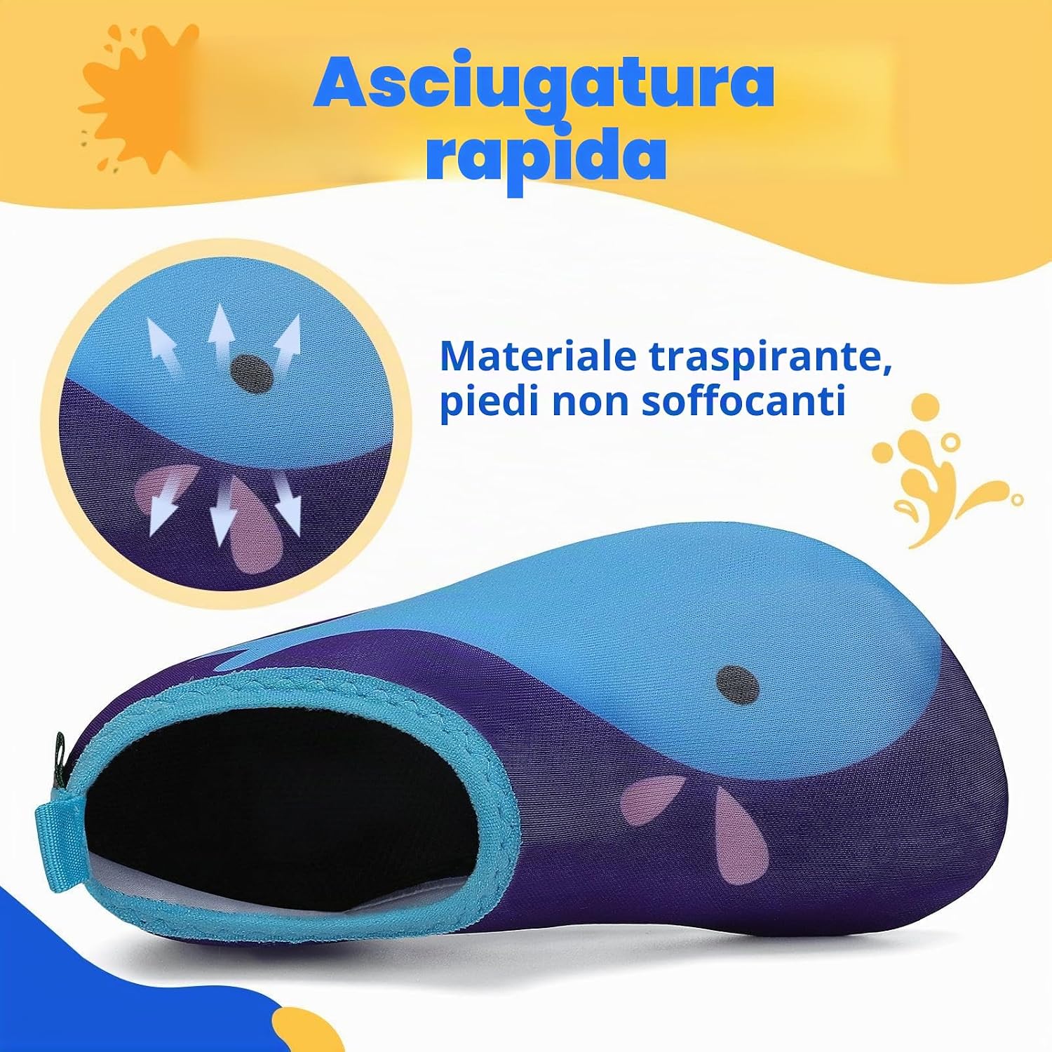 Detalle de SAGUARO Scarpe da Immersione per Bambino: Scarpette da Spiaggia Ragazze
