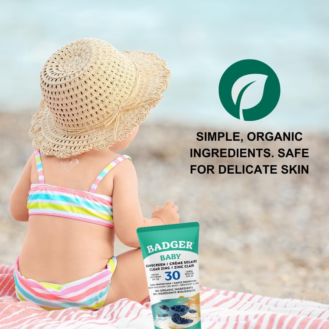 Detalle de Badger Baby & Toddler Mineral Sunscreen SPF 30