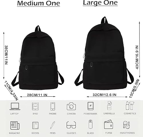 Detalle 2 de YXQSED Lightweight School Backpack for Women