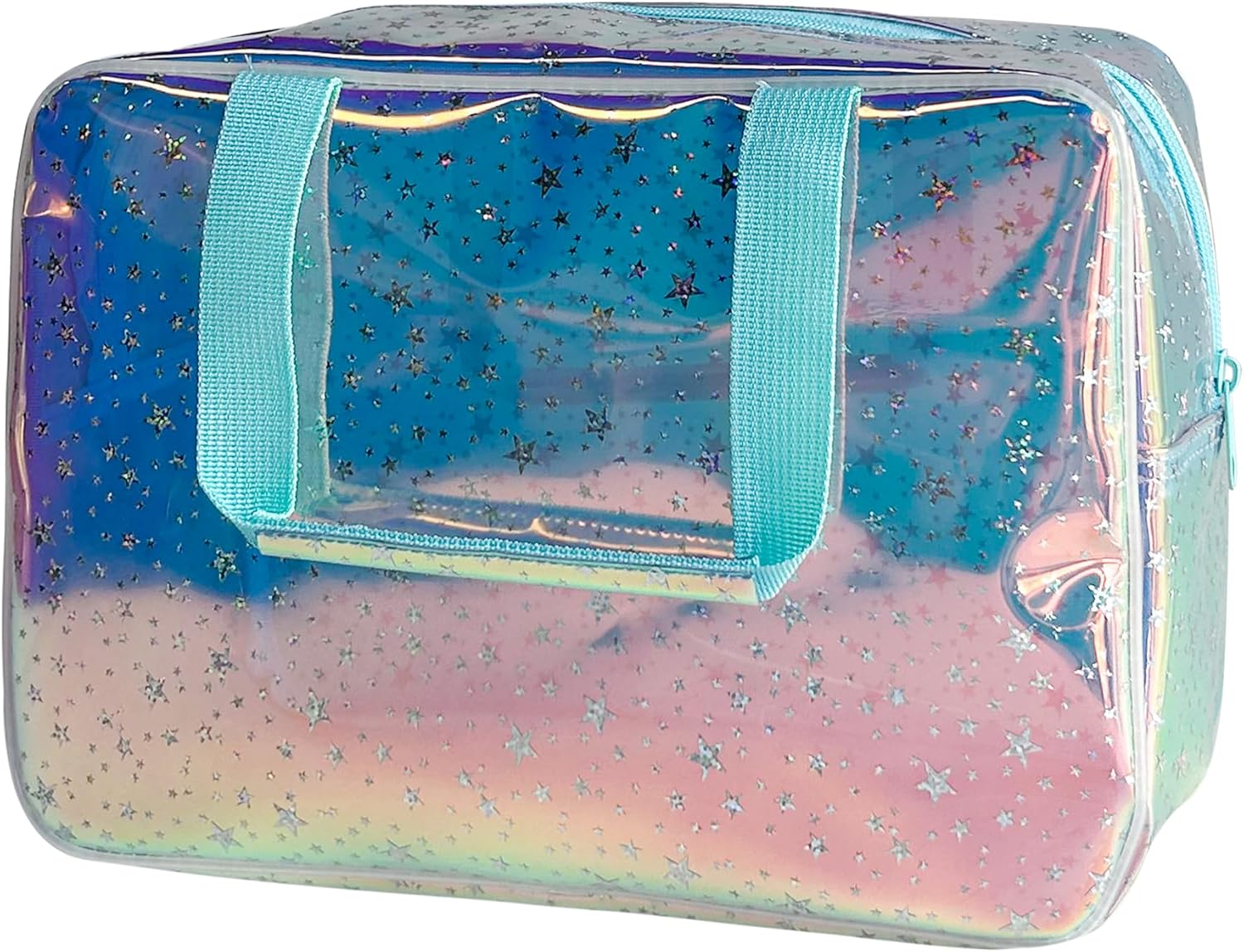Thumbnail 6 de TotePrint Kosmetiktasche Sternmuster Blau – wasserdicht aus PVC für Reisen