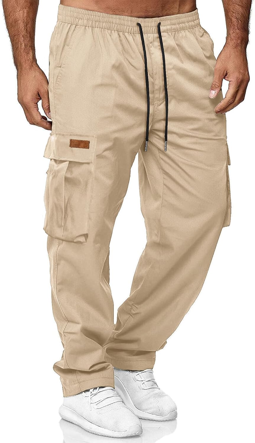 Thumbnail 3 de HOTake Men's Casual Cargo Sweatpants joggers with pockets