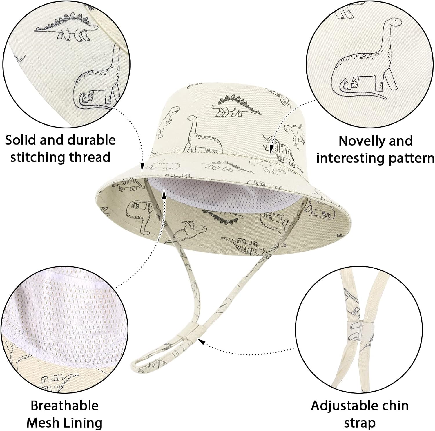 Thumbnail 3 de TOMEEK Baby Sun Hat Toddler Sun Protection with UPF 50+ | Foldable Beach Cap