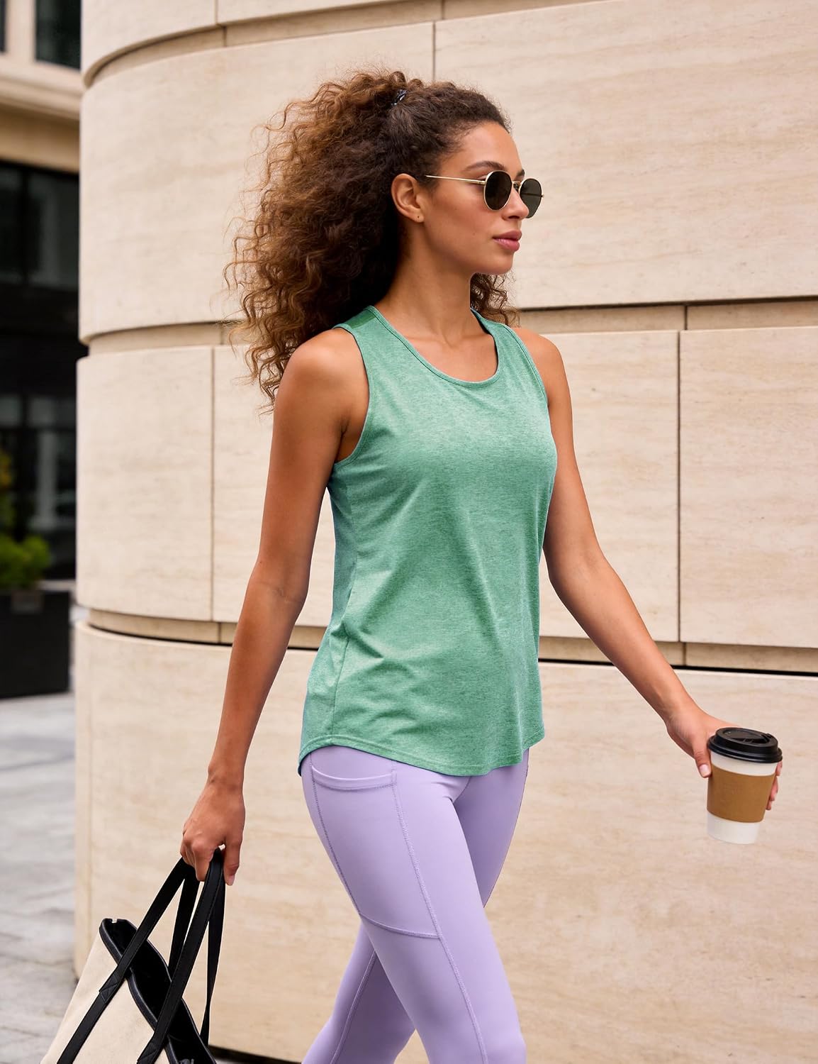 Detalle de Débardeur sport femme Terecey sans manches en tissu mesh respirant