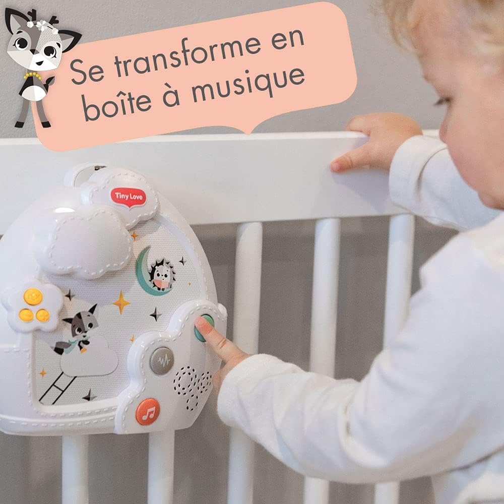 Thumbnail 2 de Tiny Love Mobile Projecteur 3 en 1 Magical Night – Mobile bébé noir et blanc, veilleuse et boîte à musique