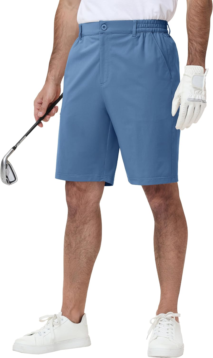 Detalle de Satankud Men's Golf Shorts 9-Inch