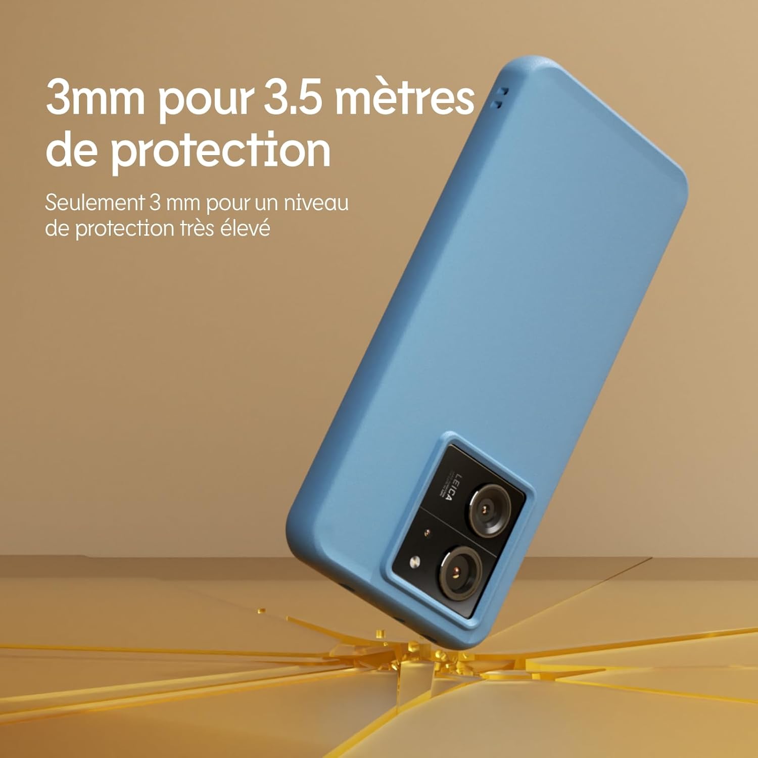 Thumbnail 1 de RhinoShield SolidSuit pour Xiaomi 13T / 13T Pro – coque fine mate anti-chocs (Noir)