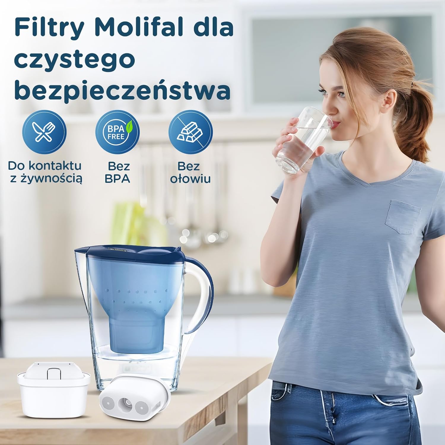 Thumbnail 6 de Molifal MO110 – 6 wkładów do filtrów wody, węgiel aktywny i żywica jonowymienna