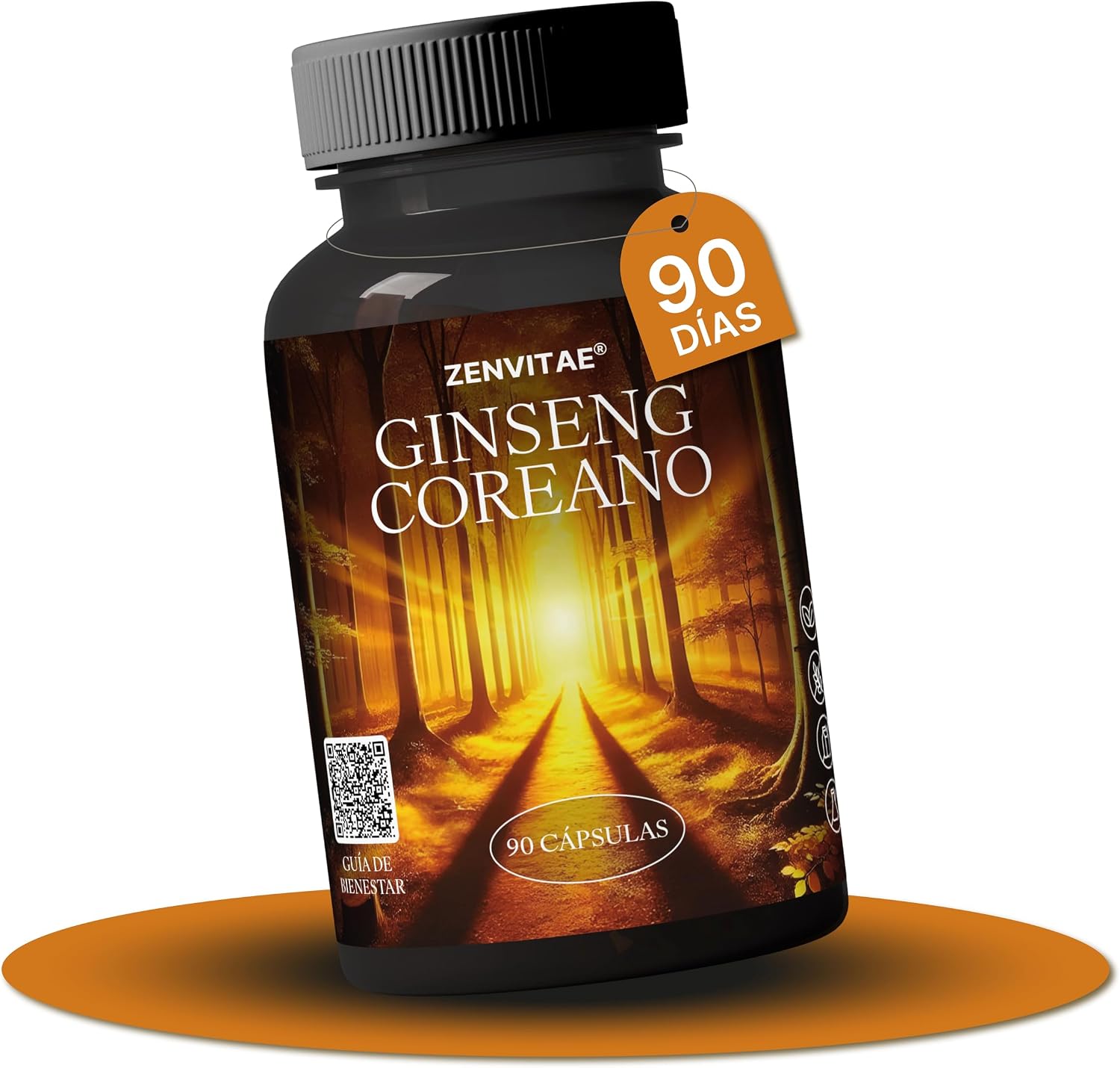Detalle de ZENVITAE FOCO DIARIO 3.000 mg 90 cápsulas