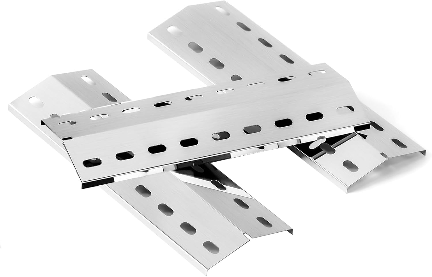 Thumbnail 6 de Universelle Edelstahl Brennerabdeckung 36,5 x 12 cm – 3er-Pack für Enders, Tepro und Barbecook