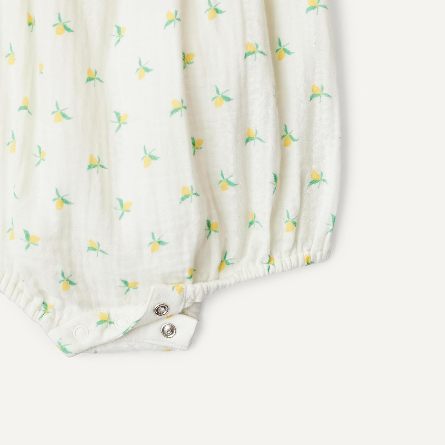 Detalle de Amazon Essentials x Sofia Grainge Baby – Mädchen Ärmelloser Strampler aus Baumwollgaze