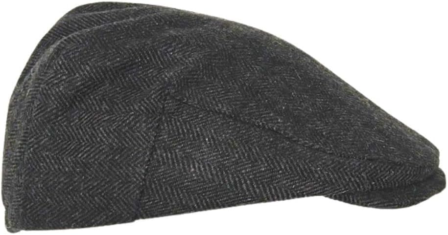 Thumbnail 5 de Men’s London Design Halloween herringbone wool flat cap in grey (one size fits 58–59cm)