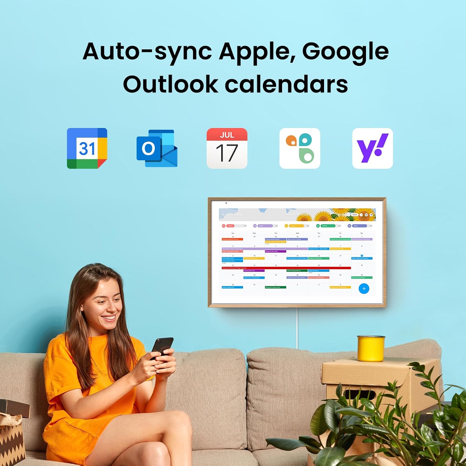 Detalle de ApoloSign 15.6" Digital Calendar 15.6