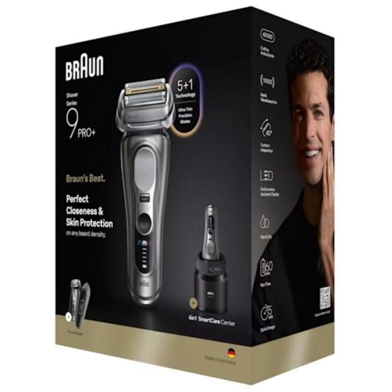 Detalle de Braun Series 9 Pro+ 9675cc Wet & Dry con PowerCase y Centro de Limpieza