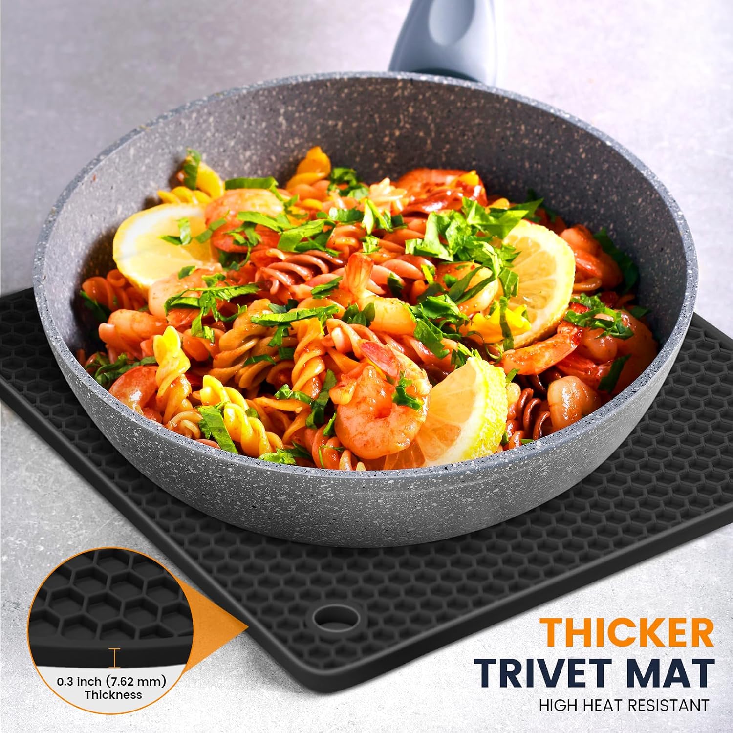 Detalle 2 de Silicone Trivet Mats, Set of 4