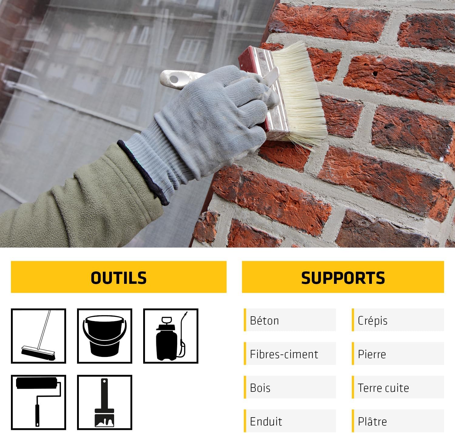 Thumbnail 5 de SIKA Protection hydrofuge façade, mur, toiture et sol – Sikagard 240 Protecteur Tout en 1, 20 L