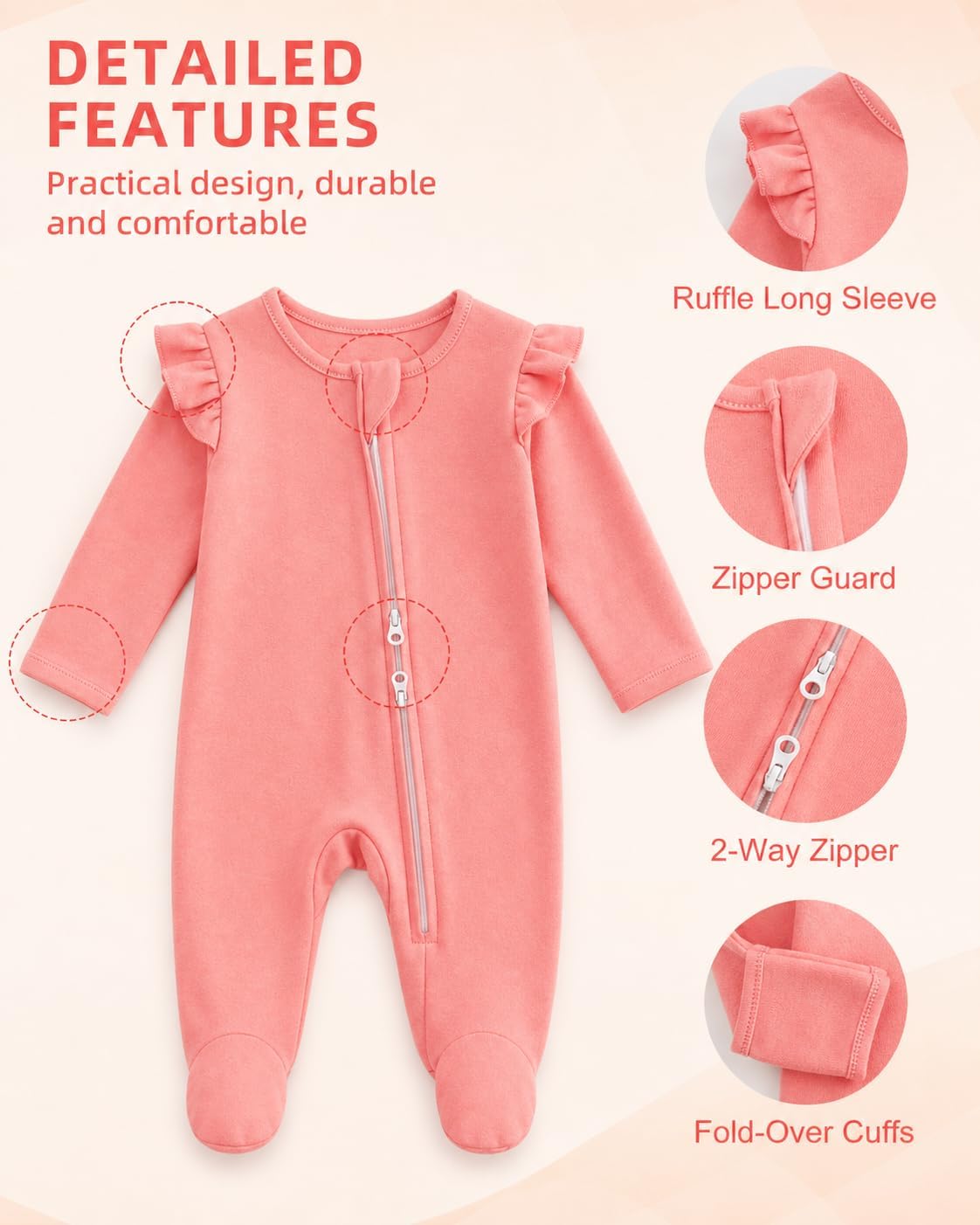Detalle 2 de JiAmy babykläder för flickor