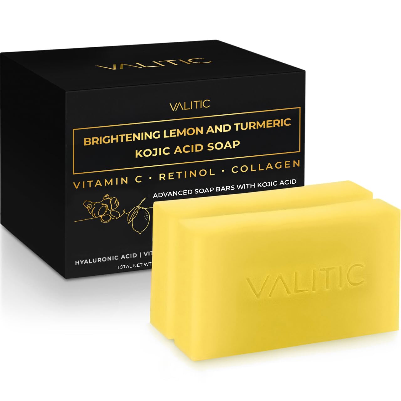 VALITIC Kojic Acid Soap 2 Pack