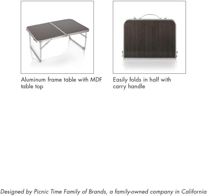 Thumbnail 6 de PICNIC TIME NCAA Concert Portable Small Folding Mini Picnic Table