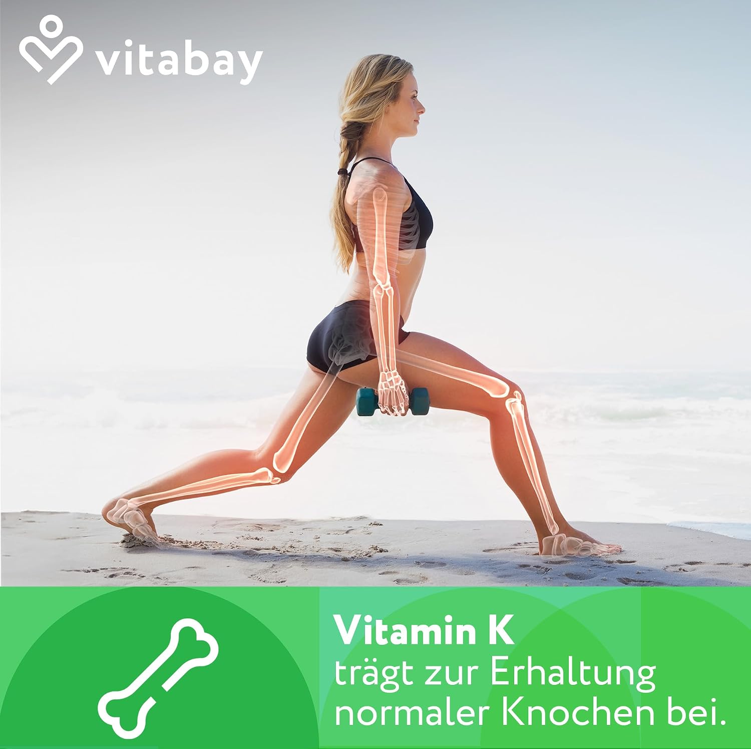 Thumbnail 3 de Vitabay Vitamin K2 200 µg MK-7 120 vegane Tabletten