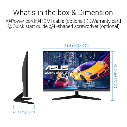 Thumbnail 6 de ASUS Moniteur VY279HGR Eye Care – 27 pouces FHD IPS, 120 Hz (OC), Ultra-confort visuel