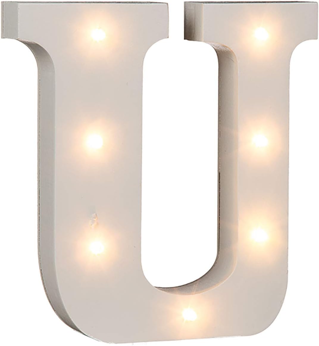 Detalle de Out of the Blue 57/6074 – drewniana litera A LED, 8 diod, ok. 16 cm