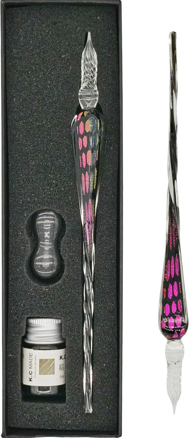 Thumbnail 3 de EACHHAHA Set penne a immersione in vetro per calligrafia 🖋️