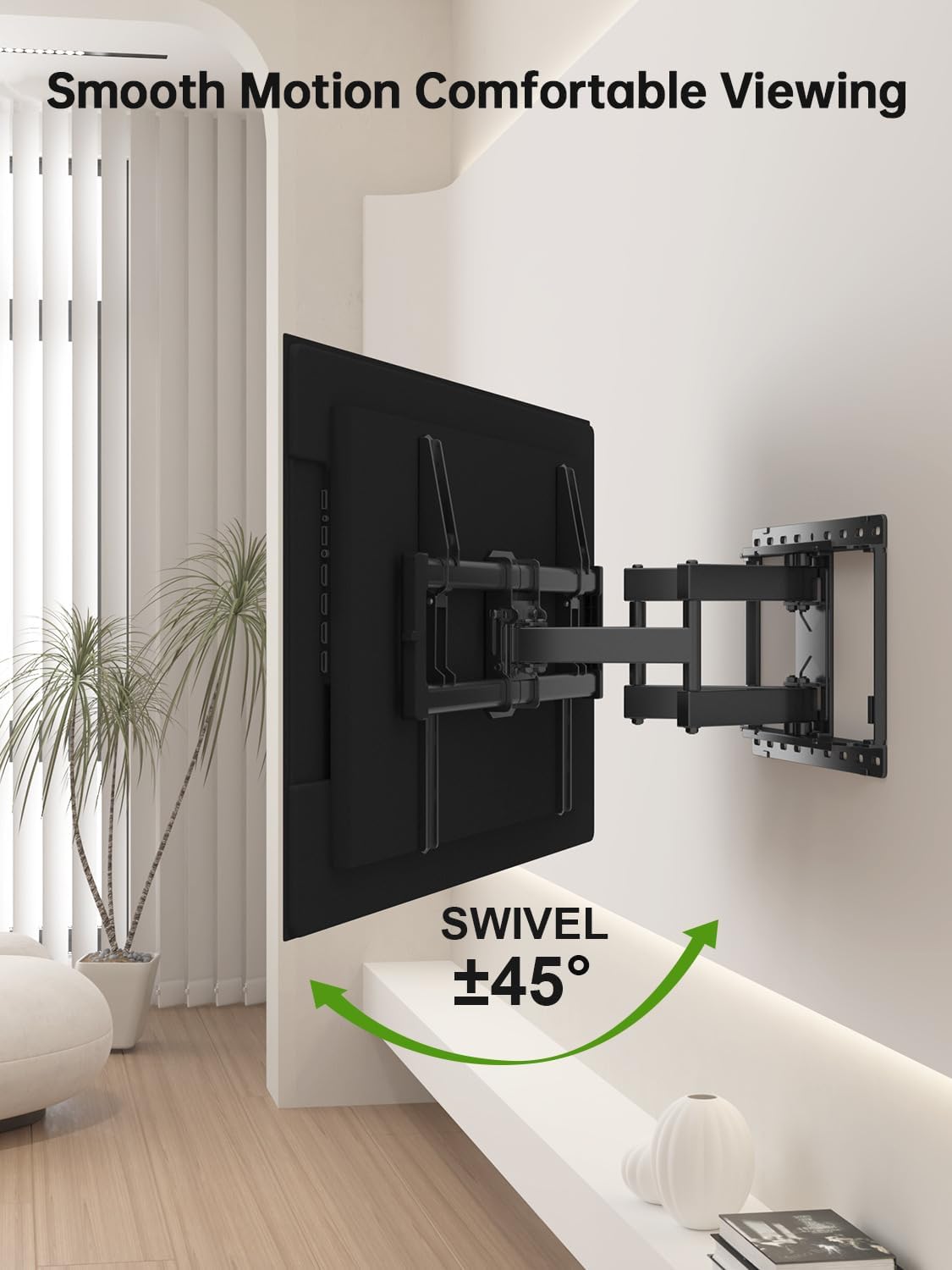 Thumbnail 4 de USX MOUNT XML008 Full-Motion TV Wall Mount, 132 lb, VESA 600 × 400 mm