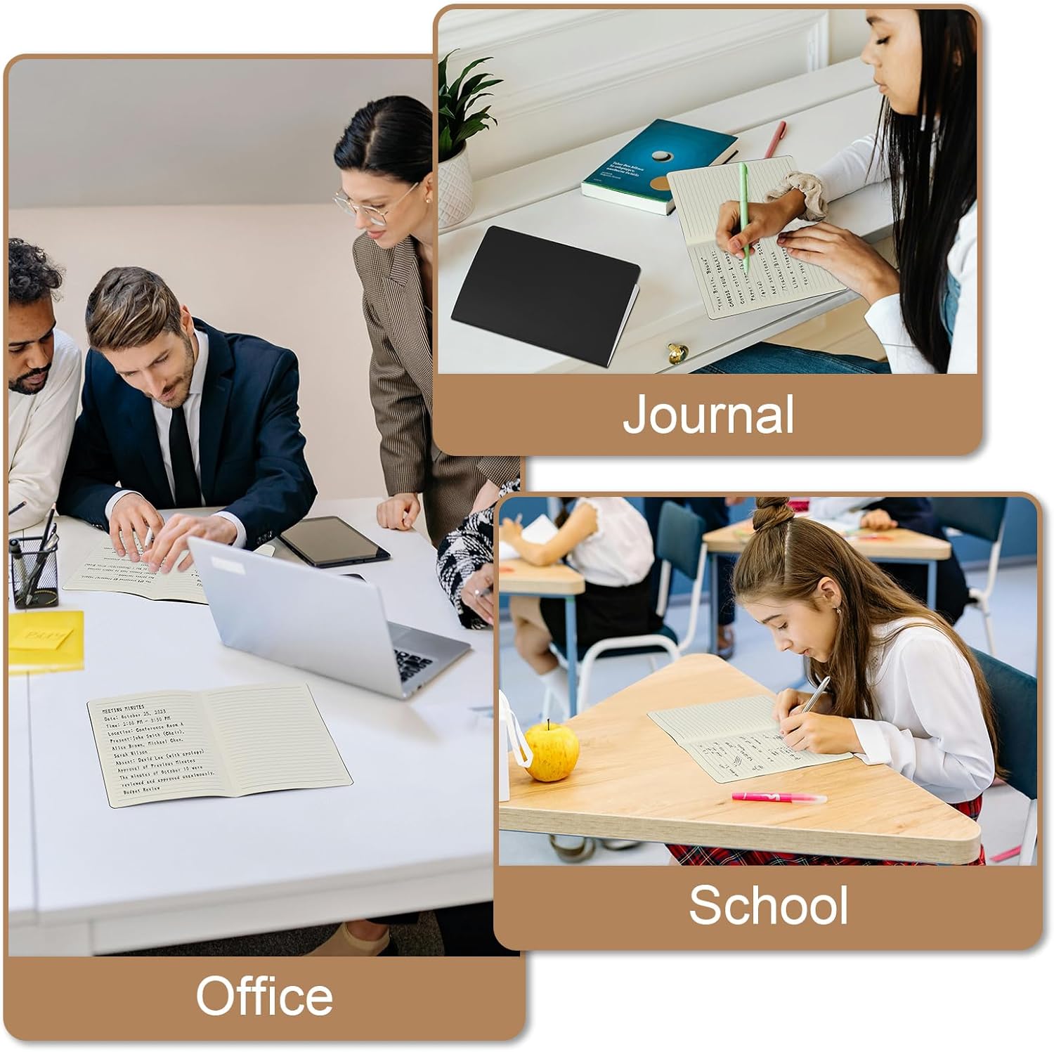 Thumbnail 6 de ZCZN A5 Lined Notebooks 12 Pack