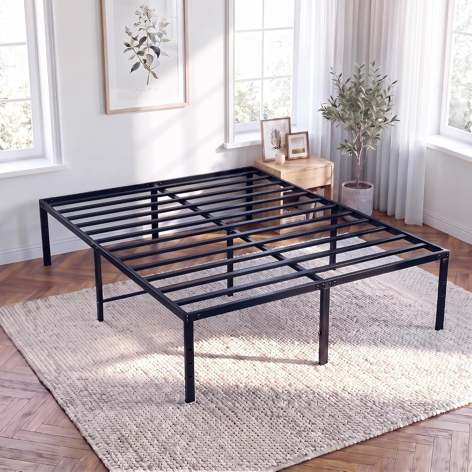 Detalle de OLIXIS King Size Bed Frame