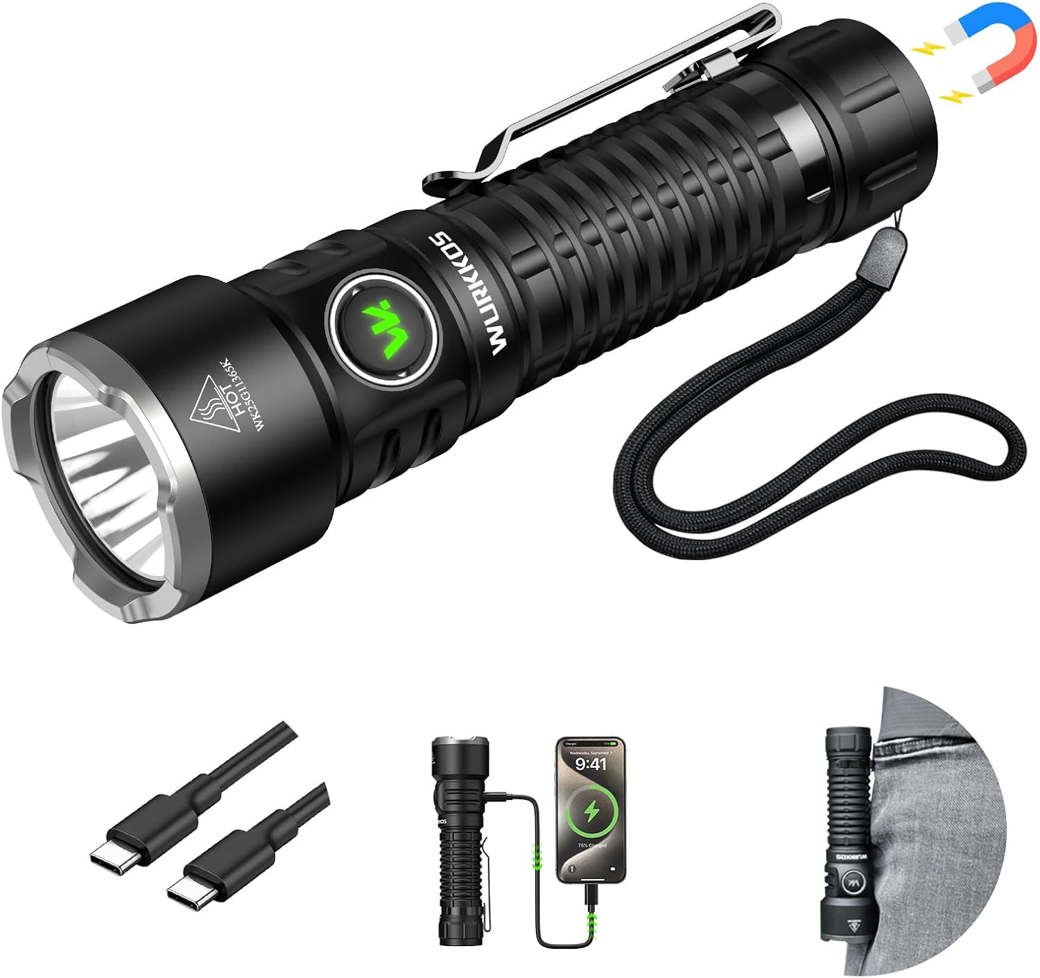 Detalle de Wurkkos TS28 lampe torche LED 3200 lm