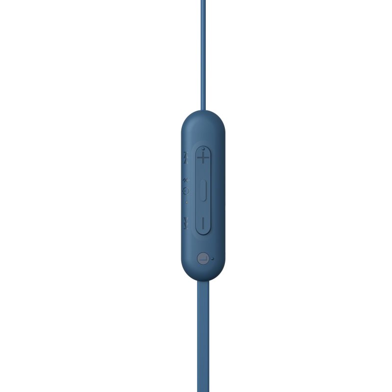 Detalle de Sony WI-C100 Auriculares Bluetooth azules