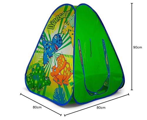 Detalle 2 de Ozbozz SV15482 Tente pop-up dinosaure vert 80 x 80 x 90 cm đ