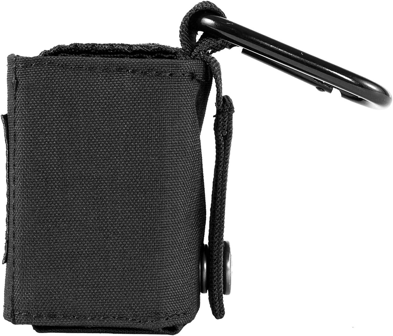 Detalle de OneTigris mini dispenser per sacchetti e borsa cambio bambini (nero) in nylon