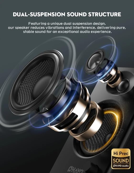 Detalle de OHAYO 60W Bluetooth 5.3 Computer Speakers