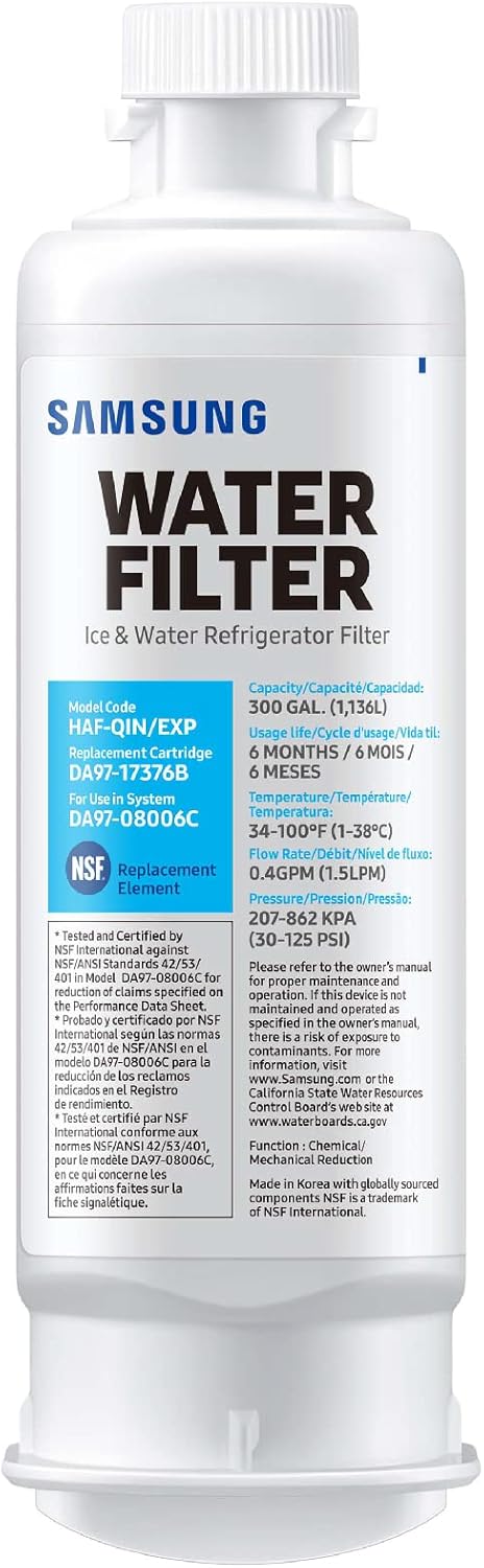 Thumbnail 1 de Samsung HAF-QIN-2P/EXP Genuine Refrigerator Water Filter (Pack of 2) | 6-Month Life