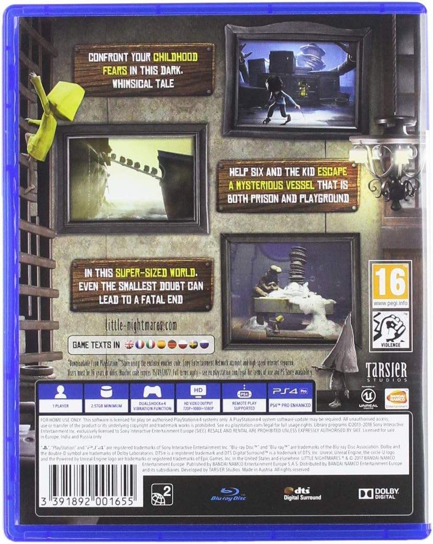 Detalle 2 de Little Nightmares Complete Edition (PS4)