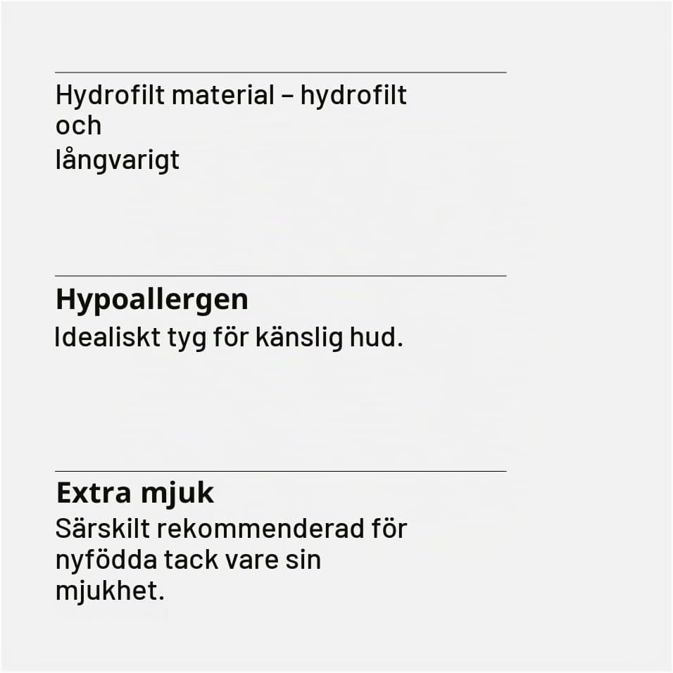 Detalle 2 de Jané Hydrofil svamp för nyfödda, mjukt material och tvåpack