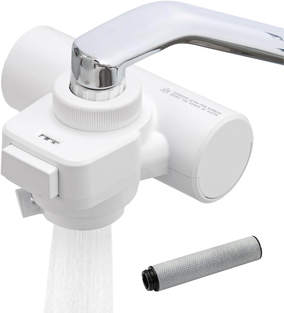 Detalle de タカギ H790UWT6 miniNeo Bubble 蛇口直結型浄水器 ウルトラファインバブル・ホワイト