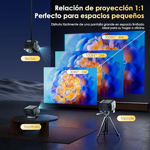 Detalle 1 de ZENTALITY A10 Proyector Portátil 4K 📽