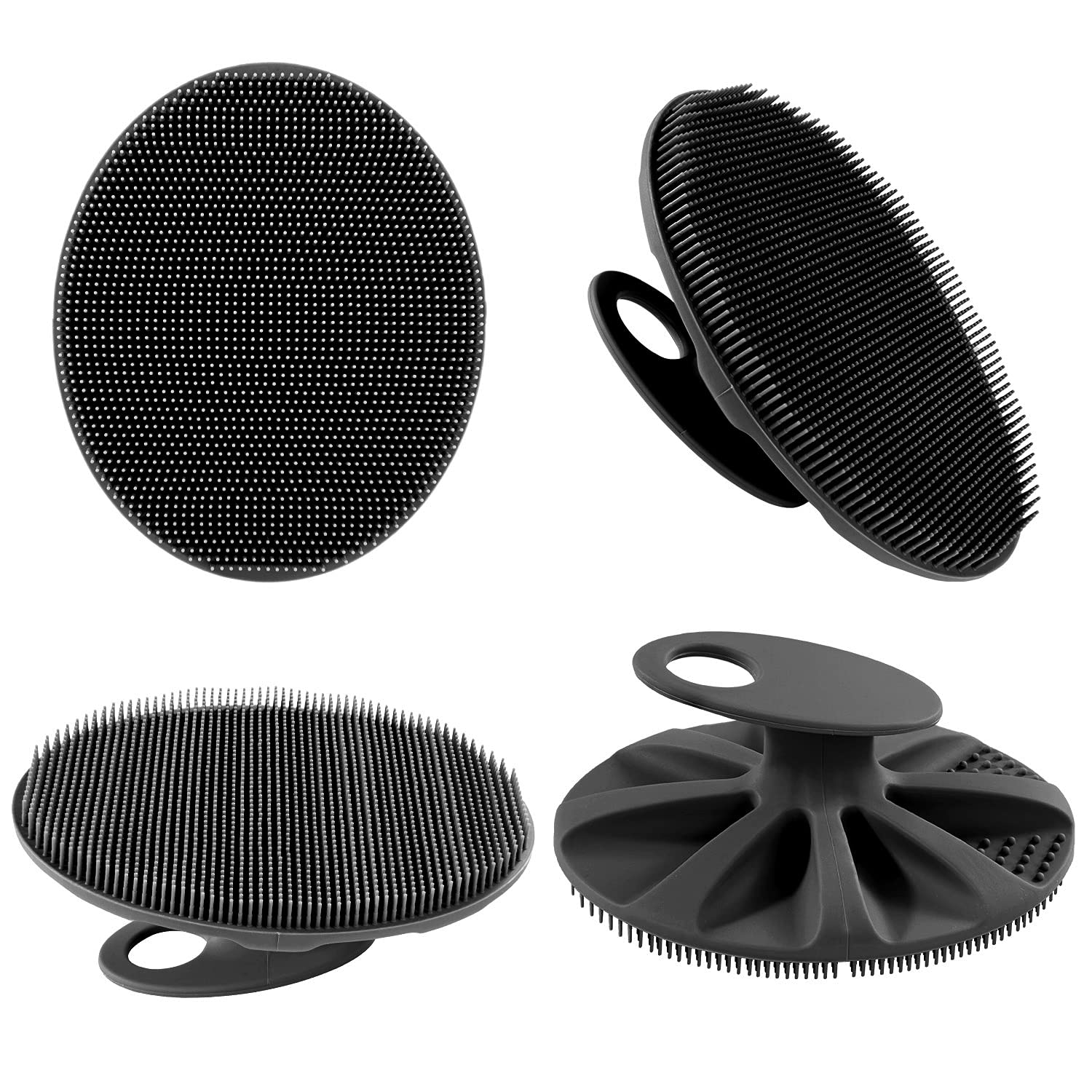 Thumbnail 6 de INNERNEED Weicher Körperschrubber aus Silikon (schwarz) – Handbürste für sanftes Peeling & Massage in der Dusche