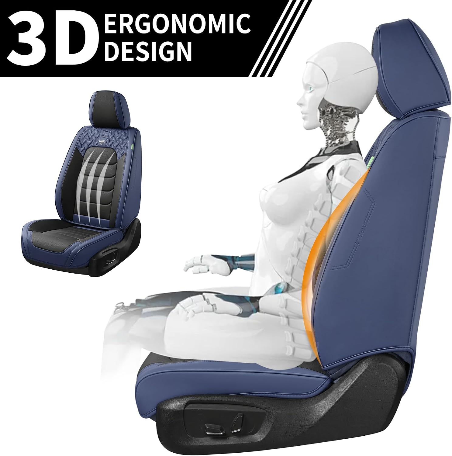 Thumbnail 6 de FLORICH Faux Leather Car Seat Covers