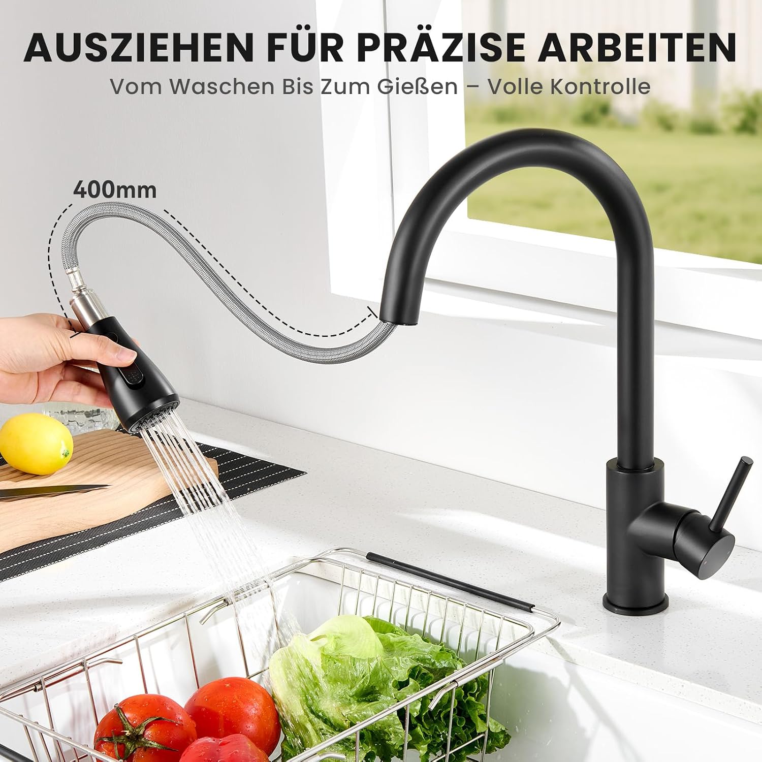 Detalle de Küchenarmatur Ausziehbar 45 cm 🚰