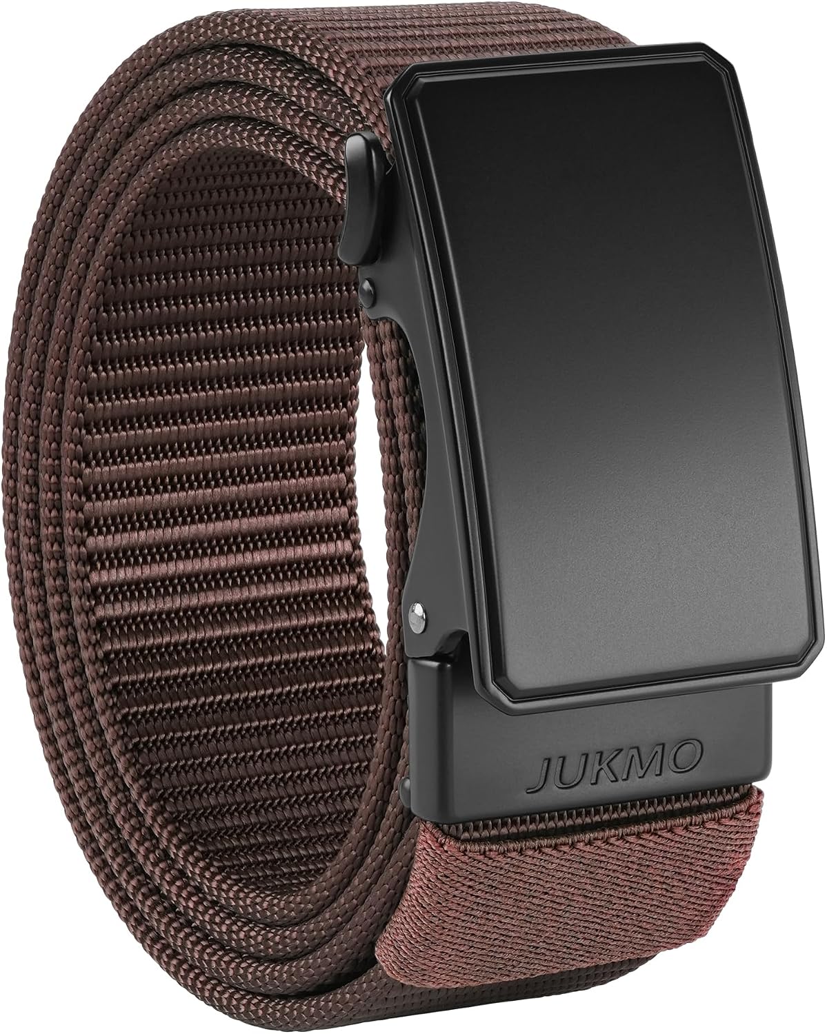 Detalle de JUKMO Automatik Gürtel Herren – Nylon 3,8 cm mit Ratschenschnalle