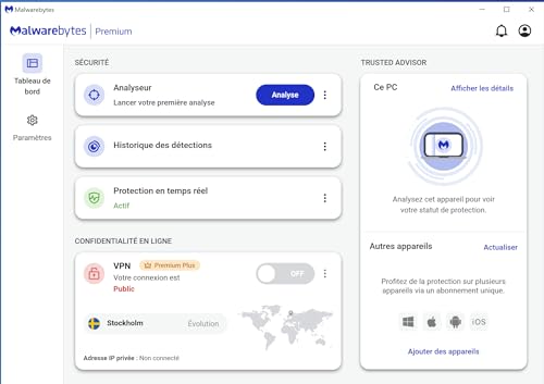 Thumbnail 6 de Malwarebytes Premium – protection multi-plateformes pour 2 appareils sur 18 mois